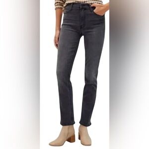 MOTHER The Dazzler Mid Rise Ankle jeans in the wash Lighting Lanterns.